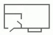 Деревянная бытовка с Г-образной перегородкой схема